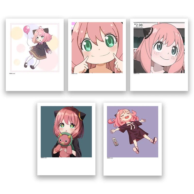 آویز تزیینی عرش مدل انیمه جاسوس x خانواده spy x family کد Asa057 مجموعه 5عددی