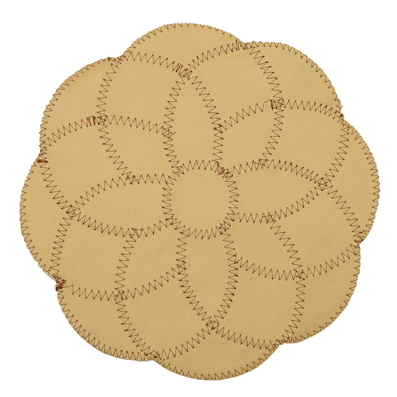 رومیزی کلاژ چرم و پوست مدل گل کد 0039