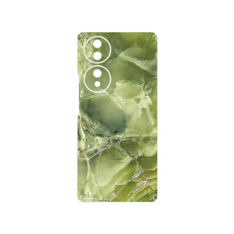 برچسب پوششی ماهوت مدل Green_Crystal_Marble مناسب برای گوشی موبایل آنر 70