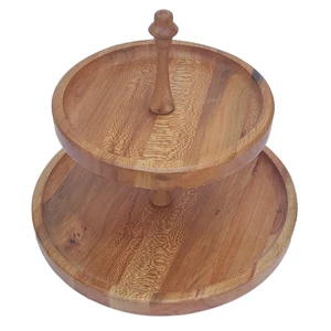 شیرینی خوری چوبیس مدل w256 دو طبقه