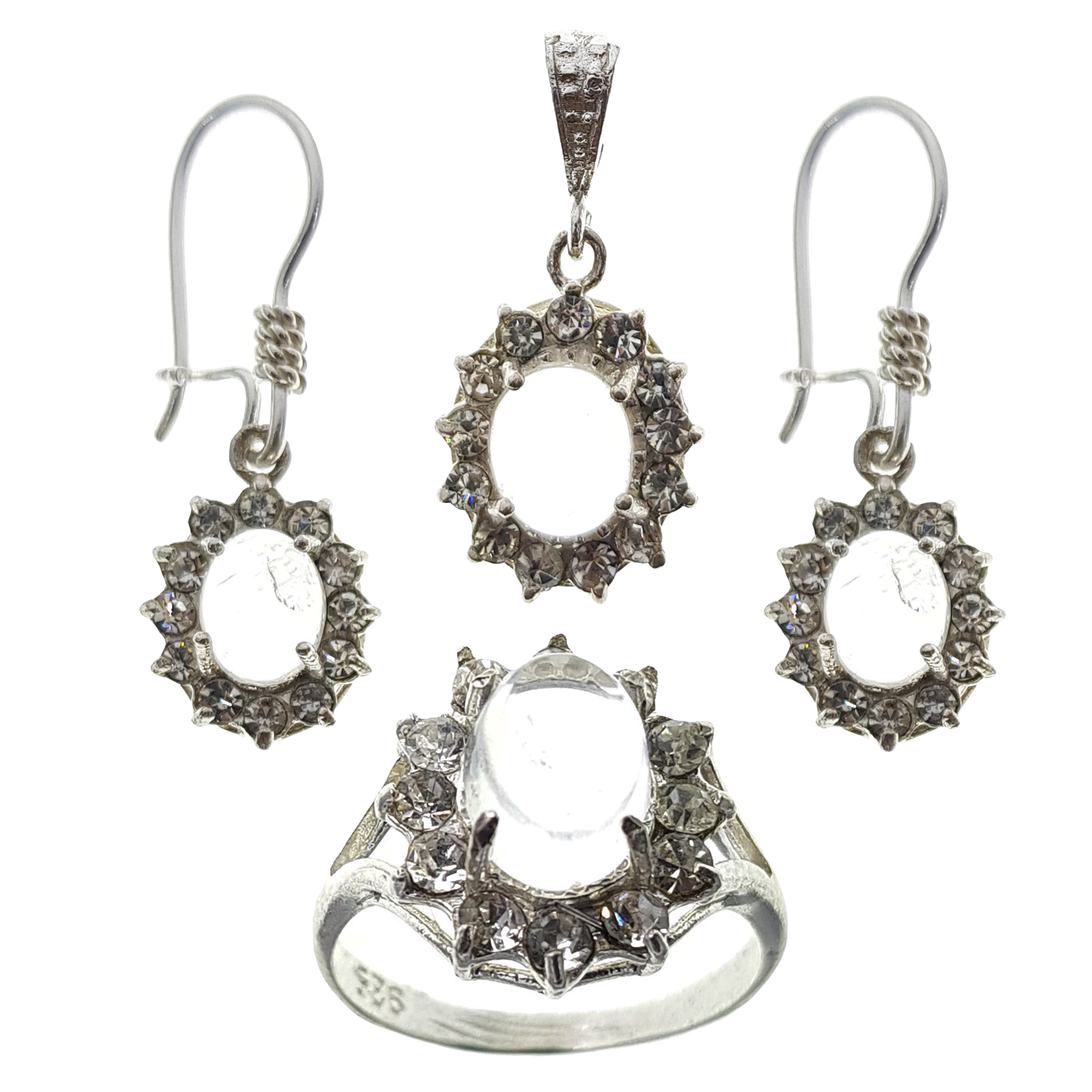 نیم ست نقره زنانه سلین کالا مدل ce-dor2