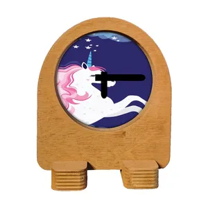 ساعت رومیزی طرح یونیکورن کد 274