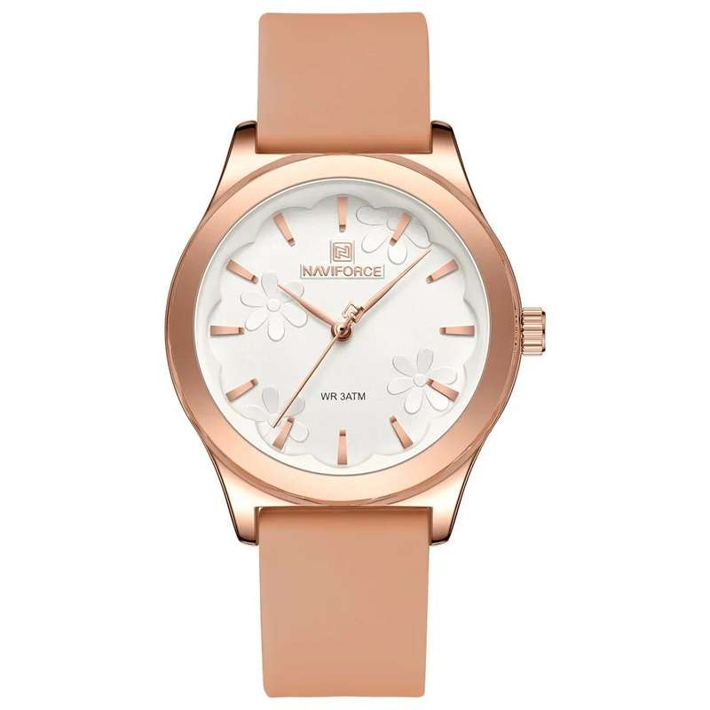 ساعت مچی عقربه‌ای کوارتز زنانه نیوی فورس مدل NF5051RGWRG