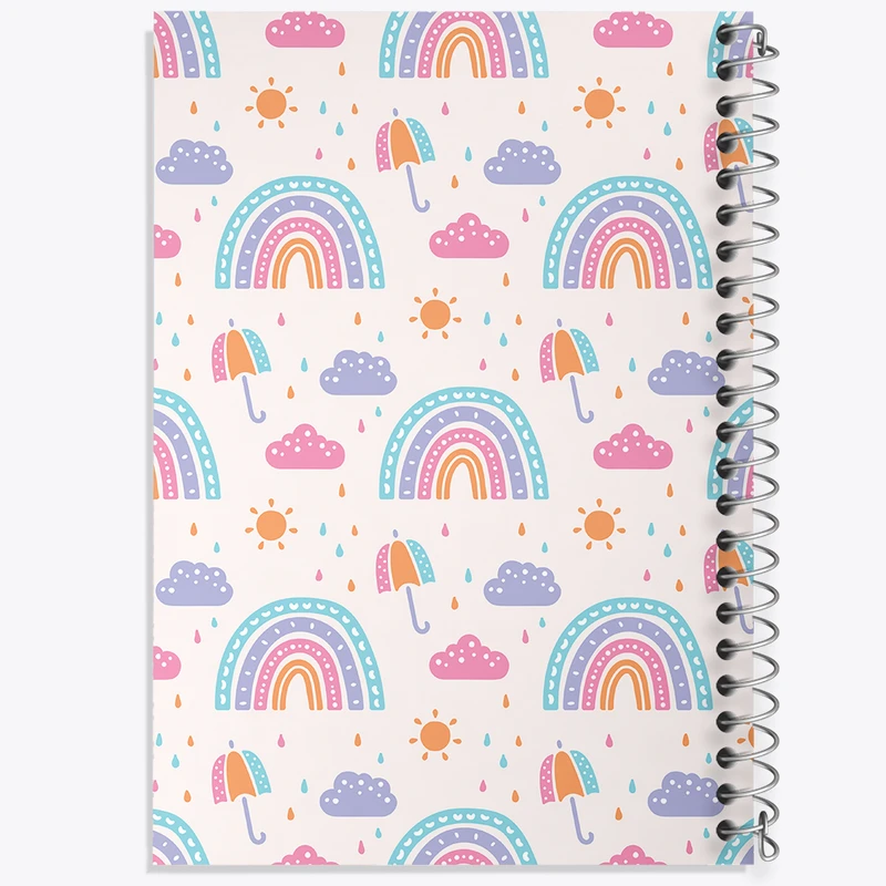 دفتر مشق 50 برگ خندالو طرح پترن فانتری کد N348