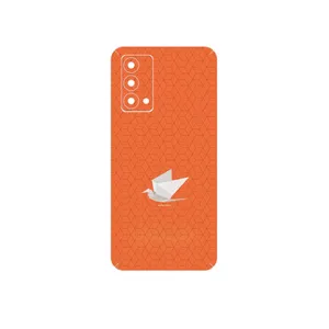 MAHOOT Minimalist origami bird Cover Sticker for Realme GT Master