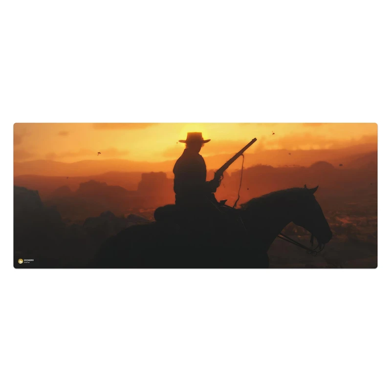 ماوس پد هومرو مدل HX552 طرح Red Dead Redemption سایز 40x100 سانتی متر