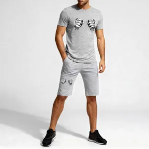 ست تی شرت و شلوارک مردانه مدل TB005 طرح بوکس