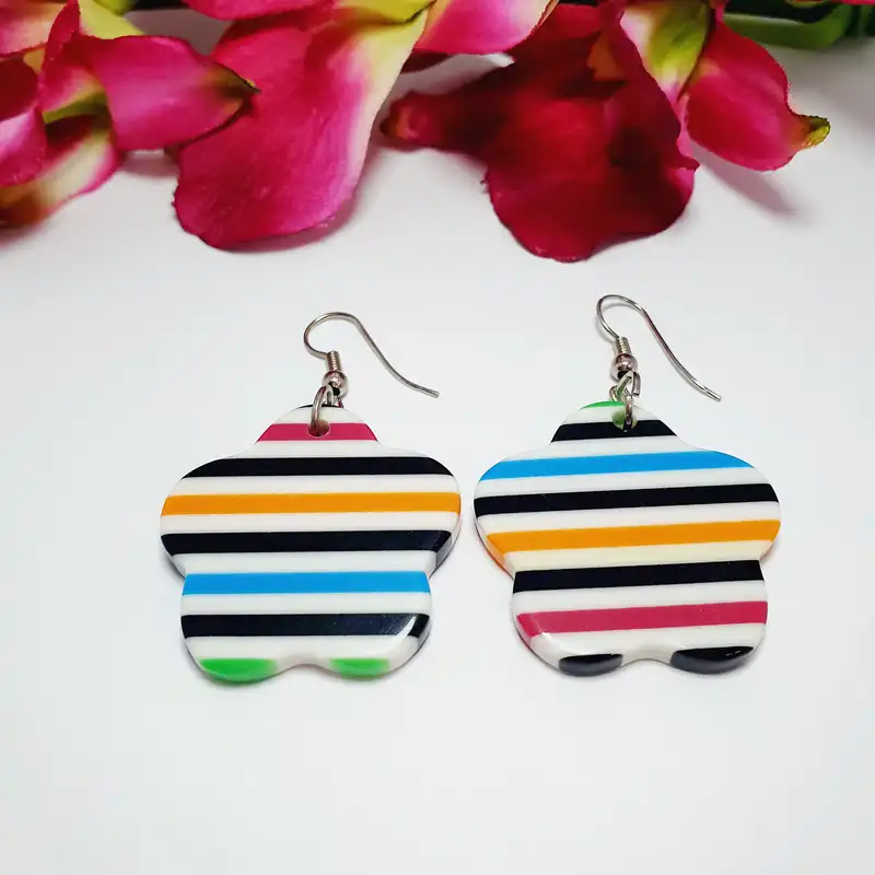 گوشواره زنانه مدل گل کد 300