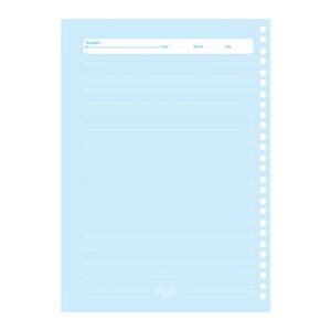 کاغذ کلاسور ۱۰۰ برگ دایان مدل رنگی  ۲۰ حلقه طرح پاستلی