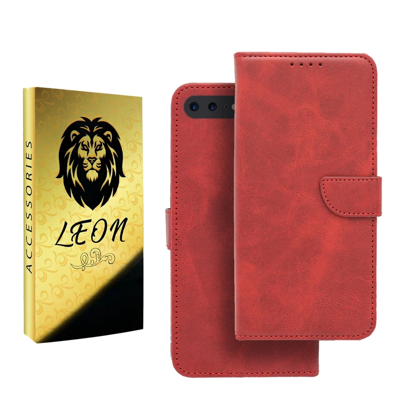 کیف کلاسوری لئون مدل Khoshi Yo مناسب برای گوشی موبایل اپل iPhone 8 Plus