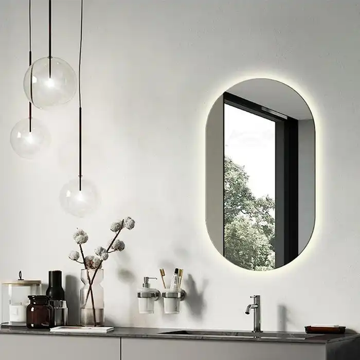 آینه  آزالیا مدل بک لایت بیضی F4060