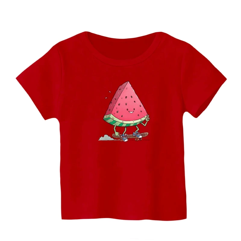 تی شرت آستین کوتاه بچگانه مدل هندوانه یلدایی کد 57