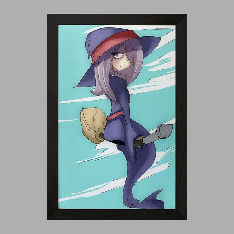 تابلو خندالو مدل سوسی انیمه جادوگران کوچک Little Witch Academia  کد 22904