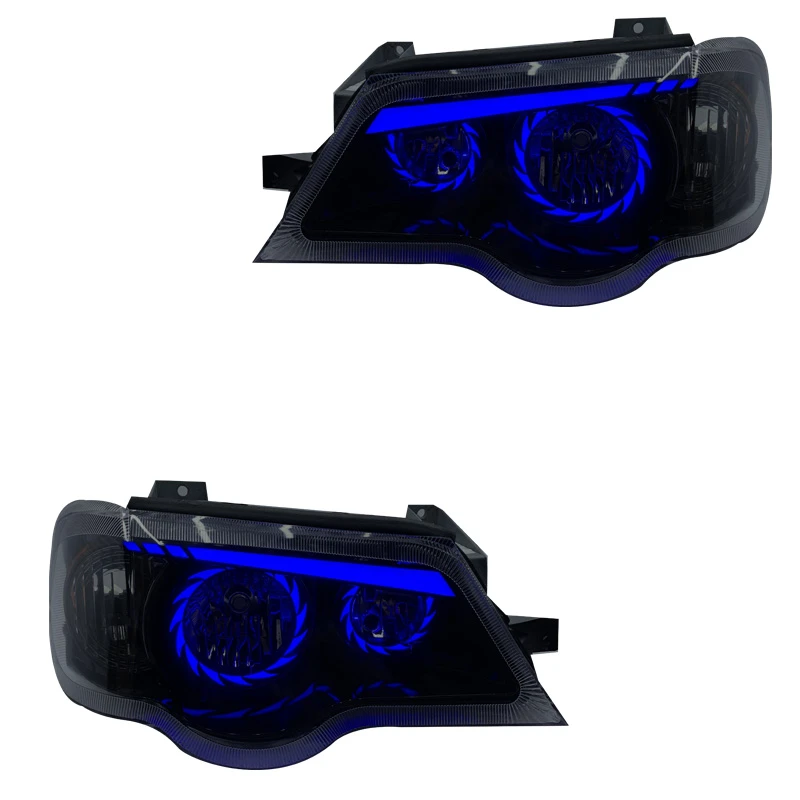 چراغ جلو خودرو گروه پژوهش صنعت مدرن مدل Turbo-Blu-B مناسب برای پراید 132،111 بسته دو عددی