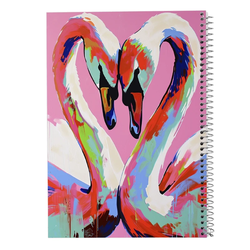 دفتر نت موسیقی 50 برگ مدوپد مدل عاشقانه love کد DF14208