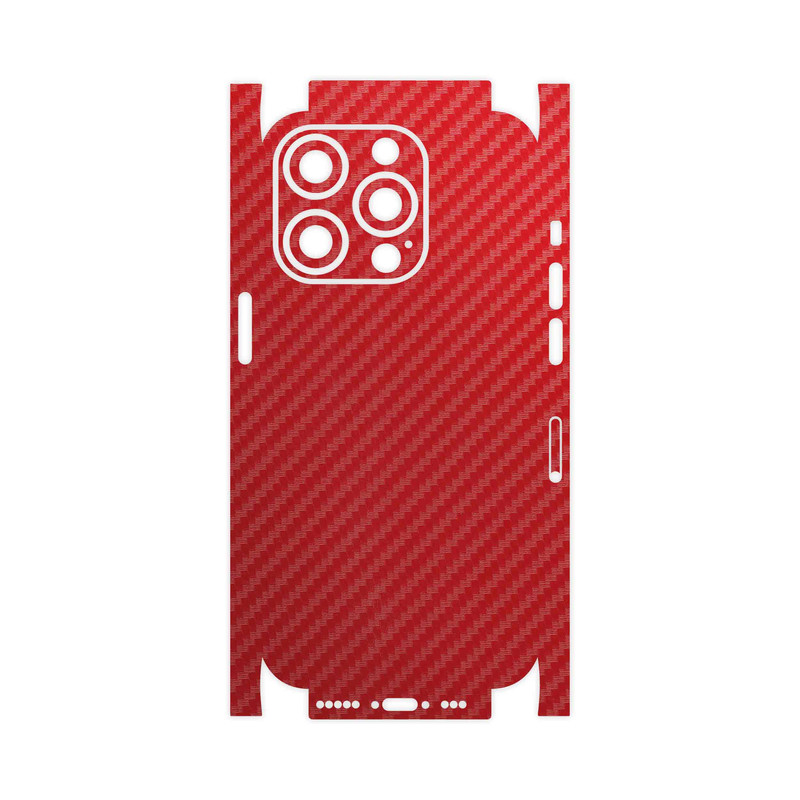 برچسب پوششی ماهوت مدل Red-Fiber-FullSkin مناسب برای گوشی موبایل اپل iPhone 14 Pro