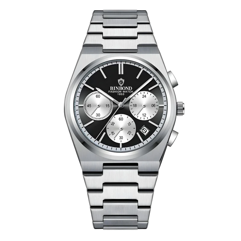 ساعت مچی عقربه‌ای کوارتز مردانه بین باند مدل سه موتور فعال کورنوگراف 1853 کد G_n5