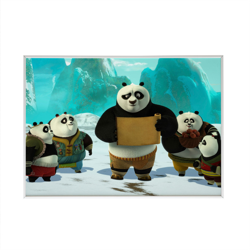 تابلو کودک مدل پاندای کونگ فو کار