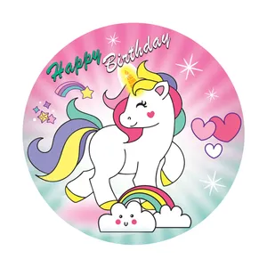 بنر تم تولد طرح اسب تک شاخ کد B-SED_3391