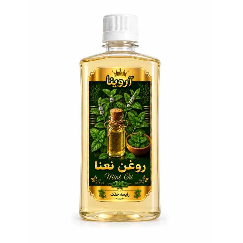 روغن نعنا آروینا مدل MO حجم ۱۲۰ میلی لیتر
