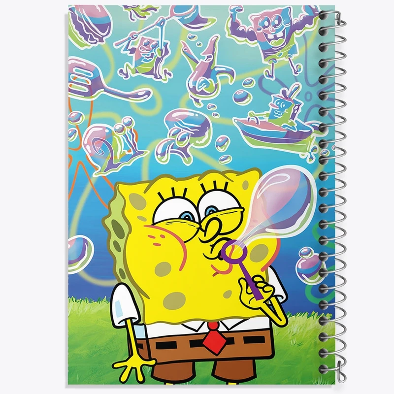 دفتر مشق 100 برگ خندالو طرح باب اسفنجی کد F1865