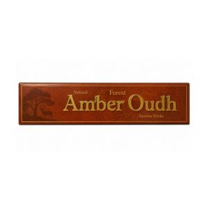 عود دستساز فارست مدل آمبر عود Amber oude رایحه ساده بسته 10 عددی