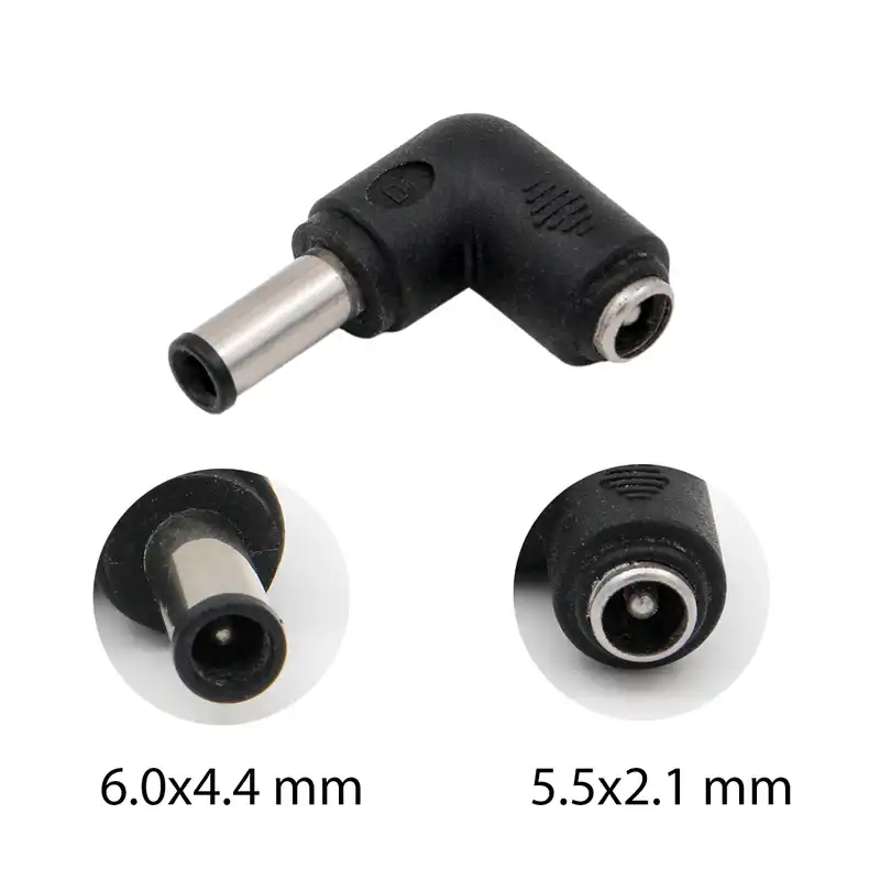 فیش تبدیل آداپتور مدل 5.5x4.4mm چپقی