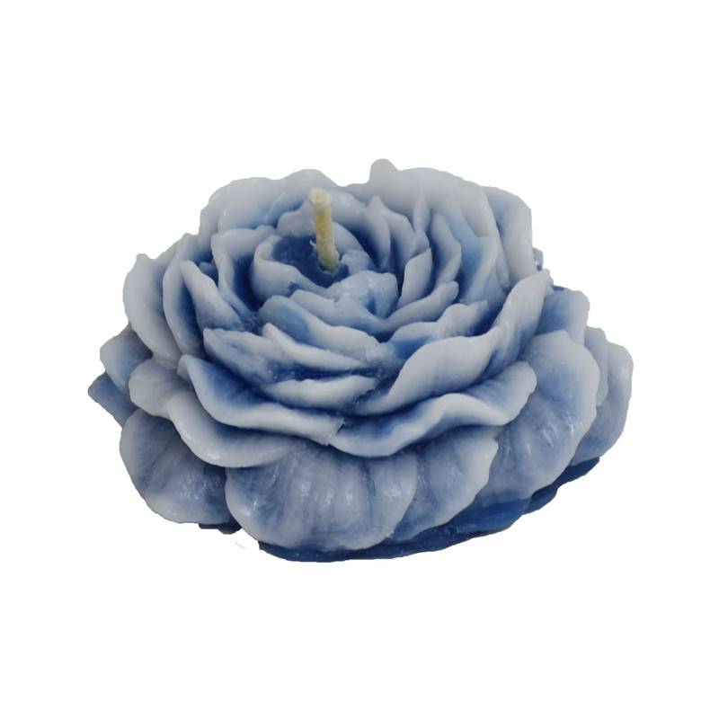 شمع دست ساز مدل گل آلاله بسته 2 عددی