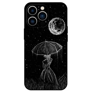 Megafone Girl and Moon 1369 Cover For Apple iPhone 14 Pro 