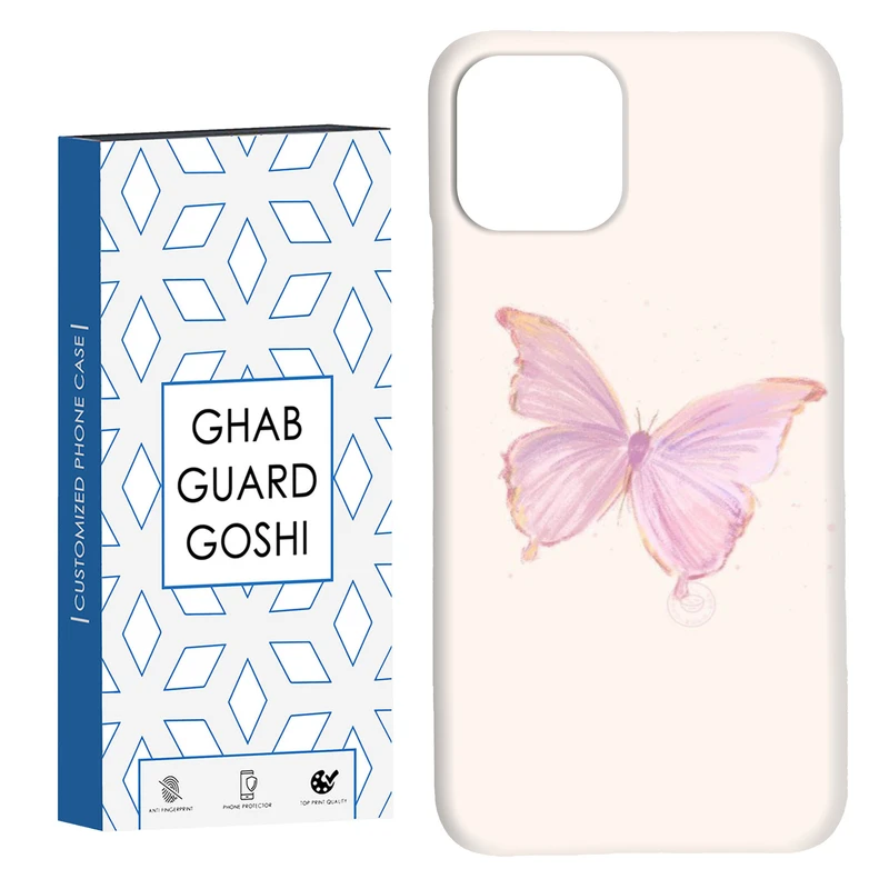 کاور قاب گارد گوشی طرح پروانه کد Dimo-336 مناسب برای گوشی موبایل اپل  IPHONE 11