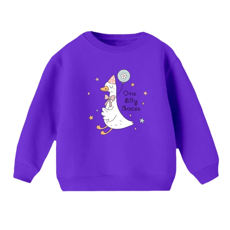 سویشرت بچگانه مدل اردک و بادکنک 