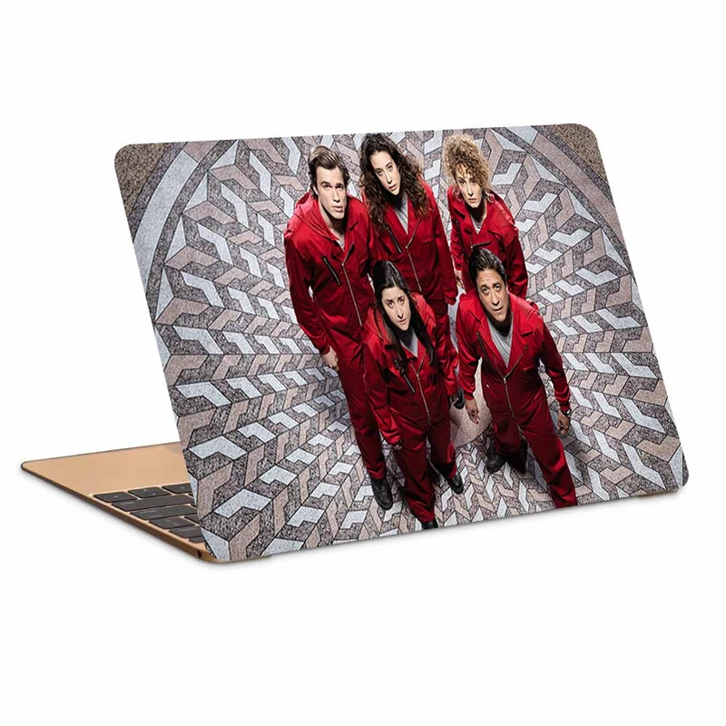 استیکر لپ تاپ طرح money heist کد N-389 مناسب برای لپ تاپ 15.6 اینچ