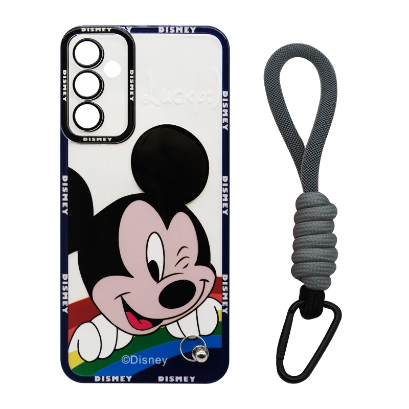 کاور مدل Mickey Mouse مناسب برای گوشی موبایل سامسونگ Galaxy A14 به همراه بند آویز