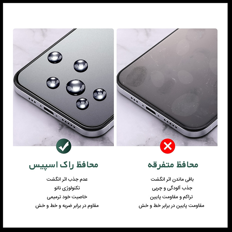 محافظ صفحه نمایش مات راک اسپیس مدل Resistant مناسب برای تبلت شیائومی Pad 7 به همراه محافظ پشت تبلت