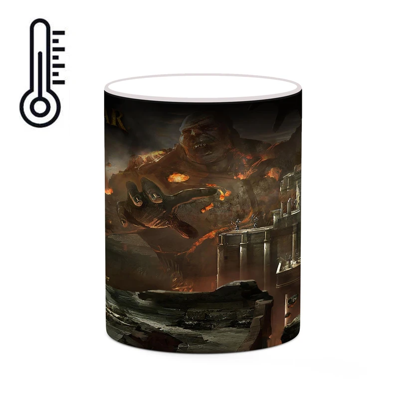 ماگ حرارتی کاکتی طرح گاد آف وار God Of War مدل mgh40510