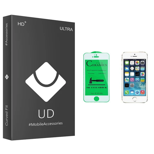 محافظ صفحه نمایش سرامیکی یو دی مدل ULTRA مناسب برای گوشی موبایل اپل iPhone 5
