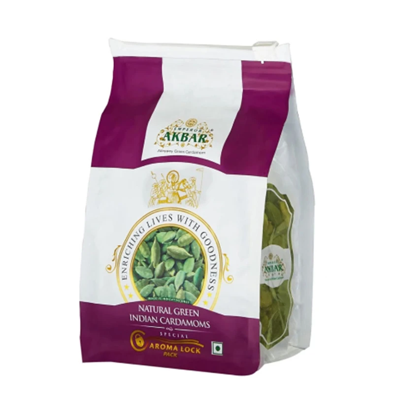 هل سبز اکبر بنفش آجیل خان - 100 گرم