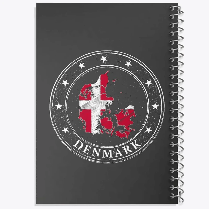 دفتر نقاشی 50 برگ خندالو مدل پرچم دانمارک کد 20667