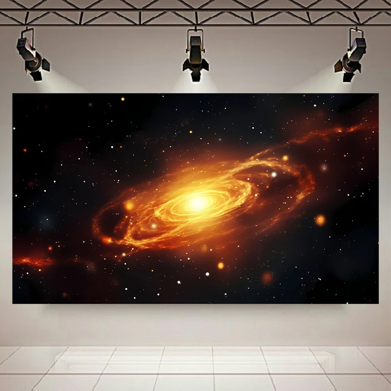 پوستر طرح کهکشان مدل نورانی کد PD20127