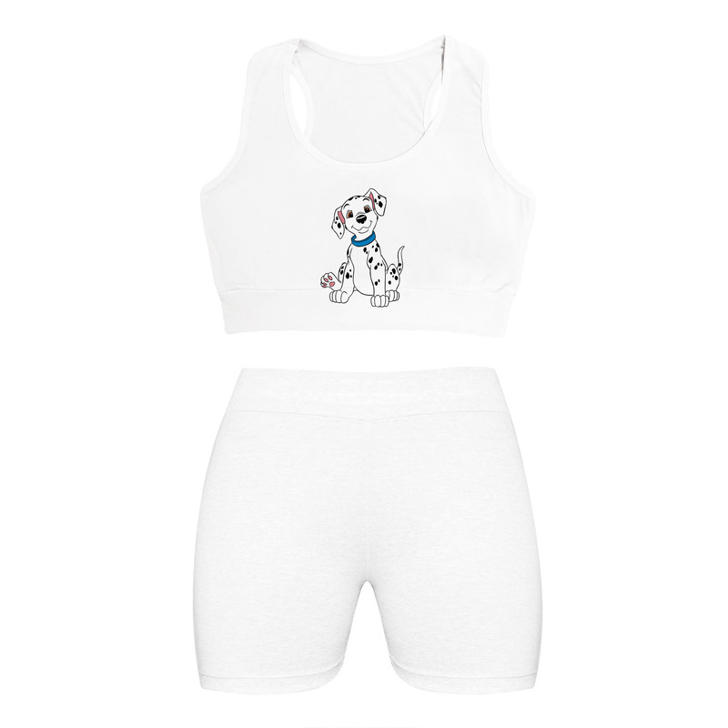 ست نیم تنه و شلوارک زنانه مدل NJDIDSH01-22