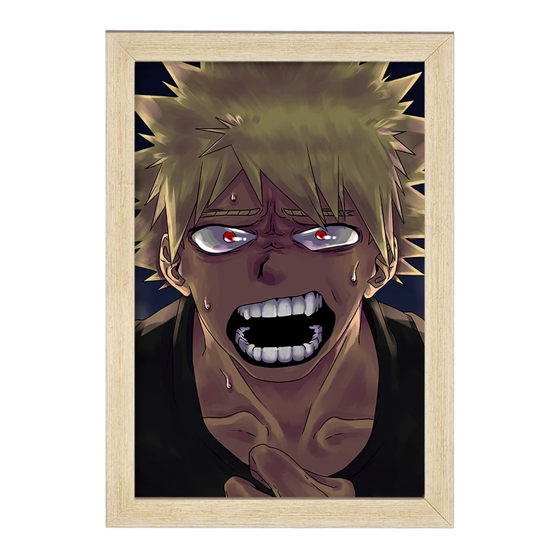 تابلو خندالو مدل باکوگو انیمه آکادمی قهرمان من  کد 16166