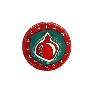 بشقاب دیوارکوب سفالی طرح انار کد 147
