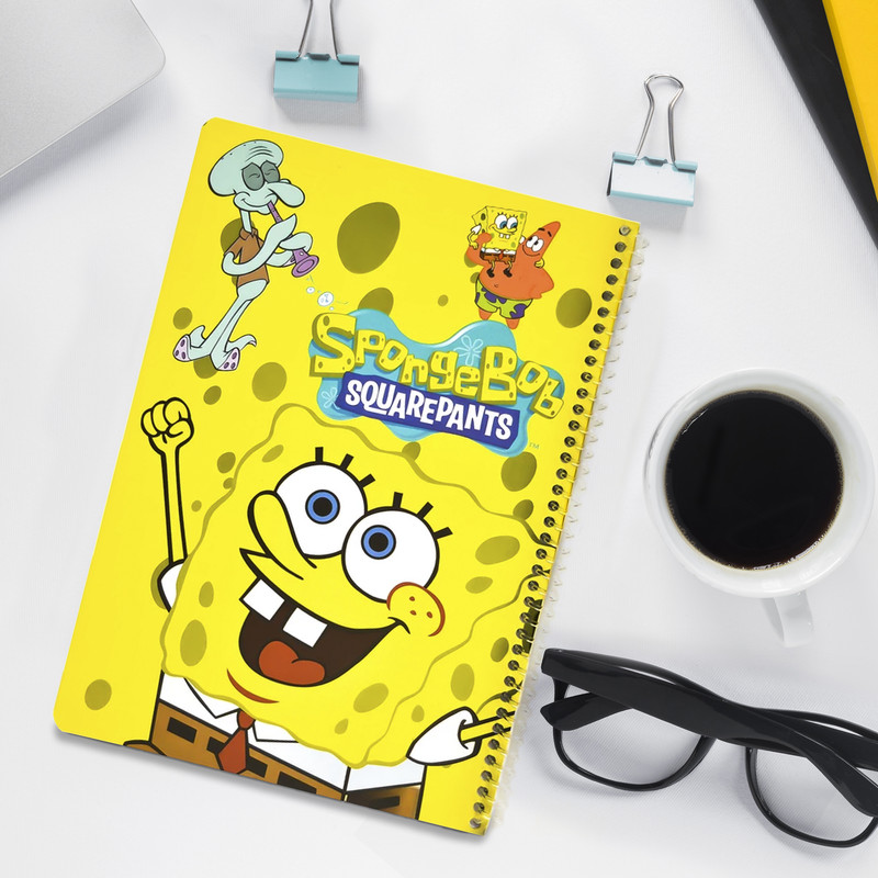 دفتر مشق 100 برگ کیهان مدل باب اسفنجی