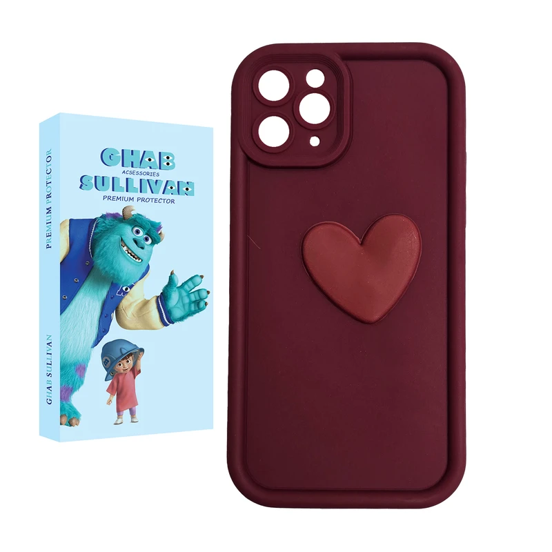 کاور قاب سالیوان مدل SOLID HEART مناسب برای گوشی موبایل اپل iPhone 11 Pro