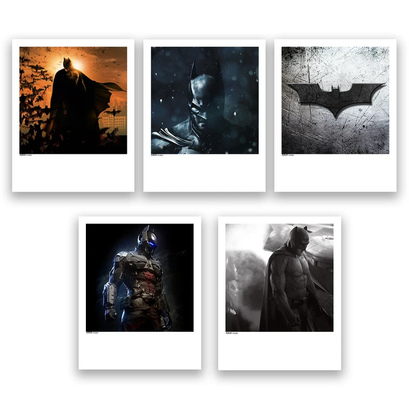 آویز تزیینی عرش مدل بتمن Batman کد Asa119 مجموعه پنچ عددی