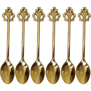 قاشق چای خوری مدل سلطنتی بسته 6 عددی