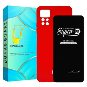 Ghab Guard SILICONSUPERD Cover With Screen Protector For Xiaomi Redmi Note 12 Pro 4G