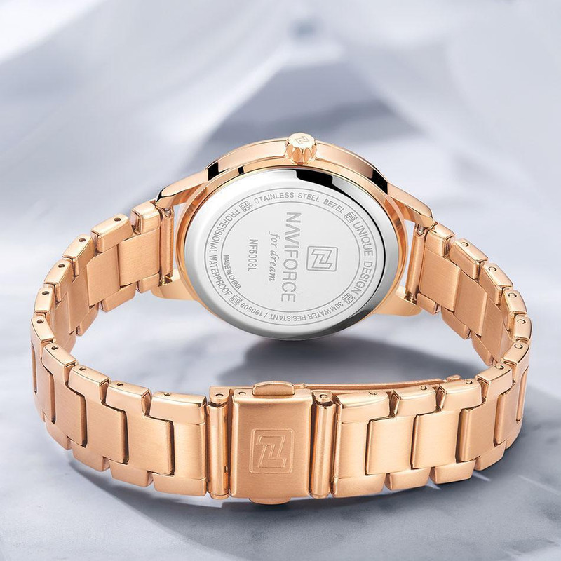 ساعت مچی عقربه ای زنانه نیوی فورس مدل NF5008L - TA-SE