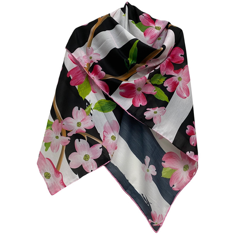 روسری دخترانه مدل نخی چهارفصل دست دوز کد 1652