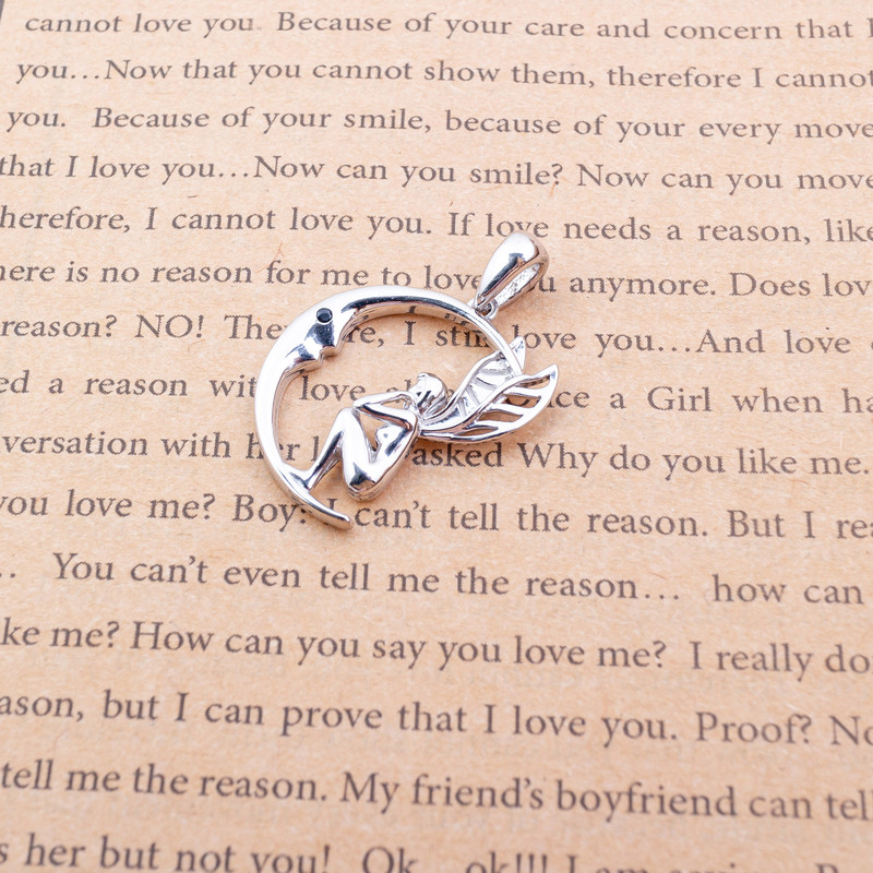 آویز گردنبند نقره زنانه مدل AMT_M052